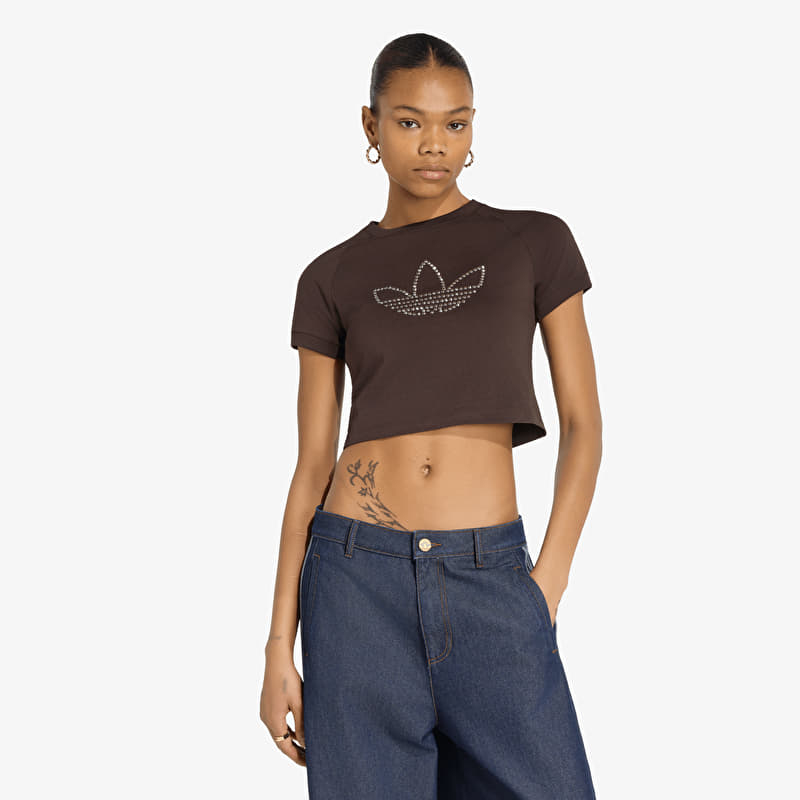 T-shirt adidas Studded Cali Tee Aurora Coffee