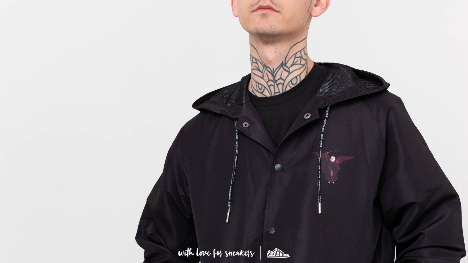 Hell pit shop hooded coach jacket