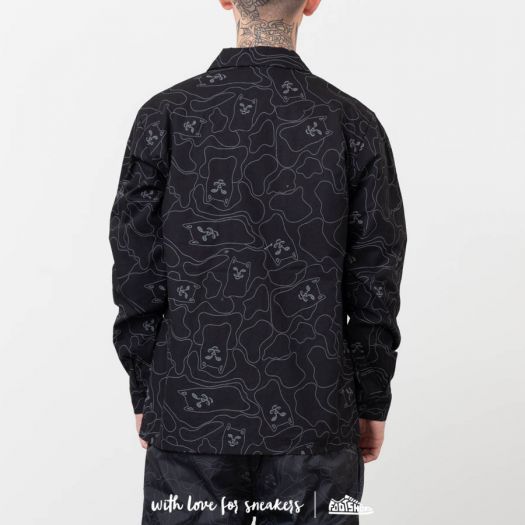 Jackets RIPNDIP Nermal Line Military Jacket 3M Black Footshop