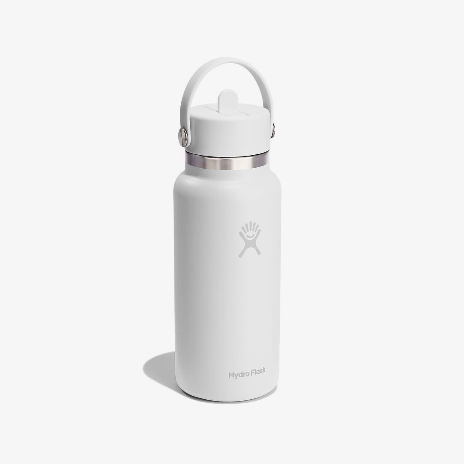 Steklenice za pitje Hydro Flask 946 ml Wide Flex Straw Cap White
