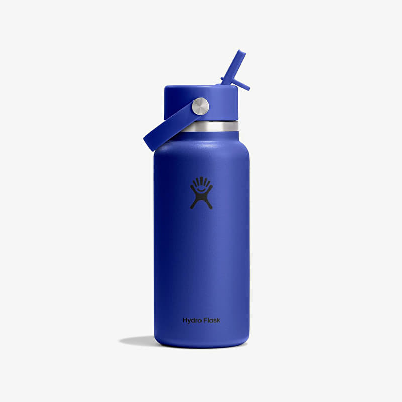 Бутылка Hydro Flask 946 ml Wide Flex Straw Cap Capri Blue