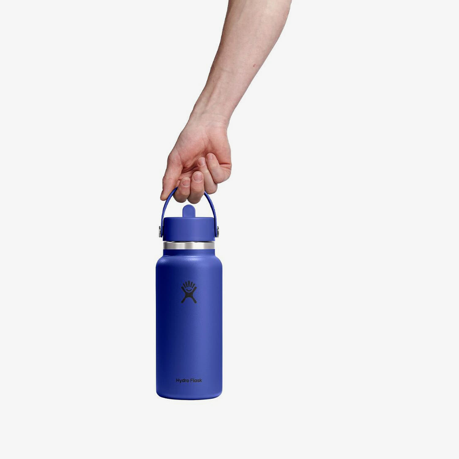 Бутылки для питья Hydro Flask 946 ml Wide Flex Straw Cap Capri Blue