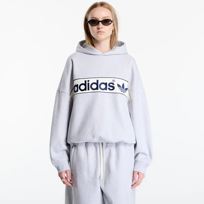 Sweatshirt adidas adiSignature NY Hoodie UNISEX Light Grey Heather