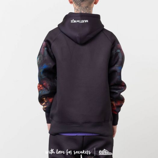 Ripndip bouquet black neoprene hoodie outlet