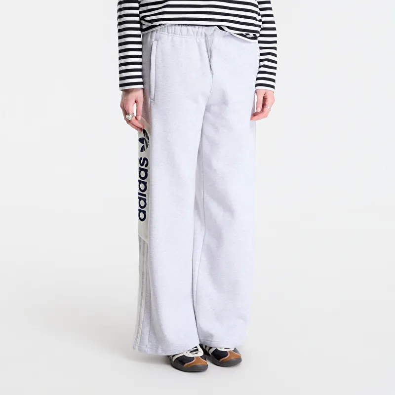 Dressid adidas adiSignature NY Wide Leg Sweatpants Light Grey Heather