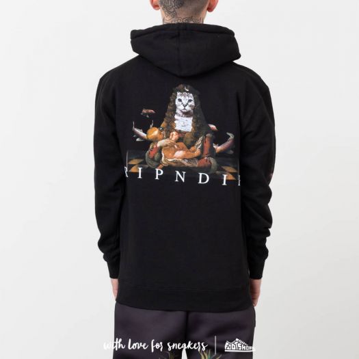 Hoodies and sweatshirts RIPNDIP Mother Fish Baby Pullover Hoodie Black Footshop