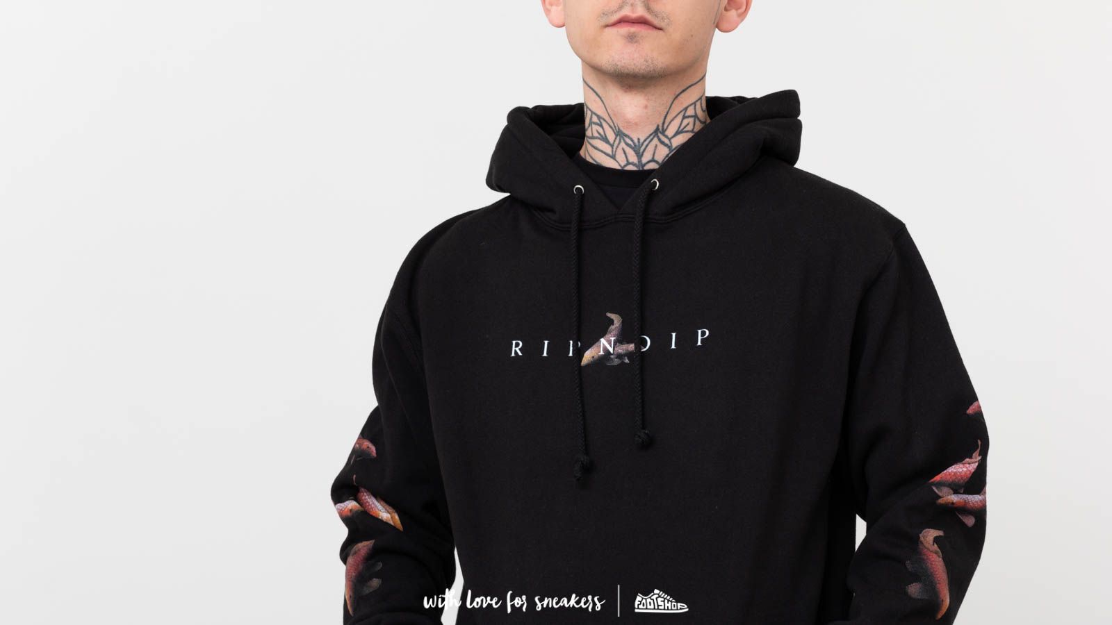 Ripndip mother fish baby shop black hoodie