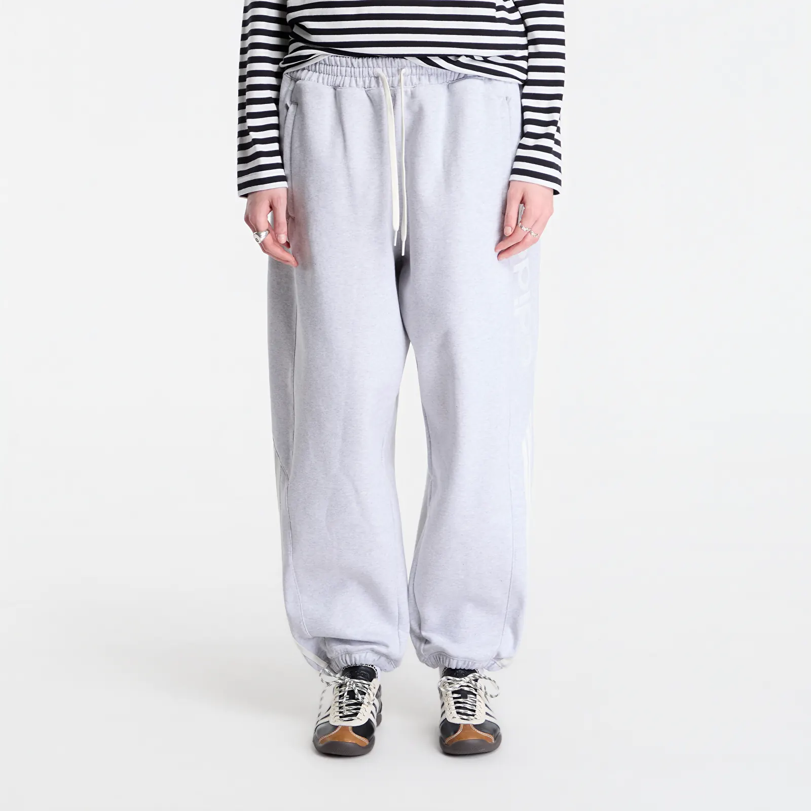 Jogger kelnės adidas adiSignature NY Jogger Sweatpants UNISEX Light Grey Heather
