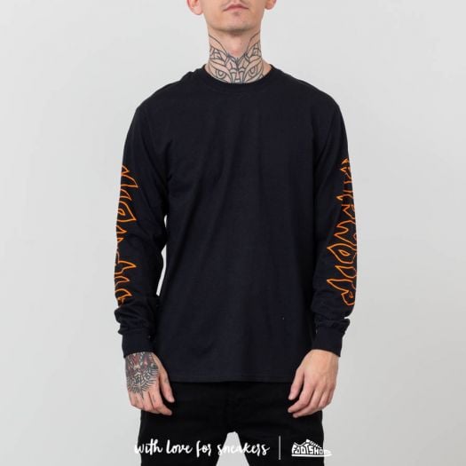 T Shirts and shirts RIPNDIP Hell Pit Longsleeve Tee Black Footshop