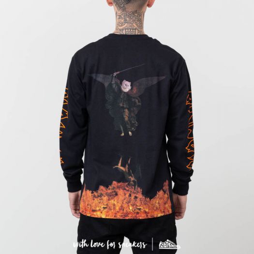 T Shirts and shirts RIPNDIP Hell Pit Longsleeve Tee Black Footshop