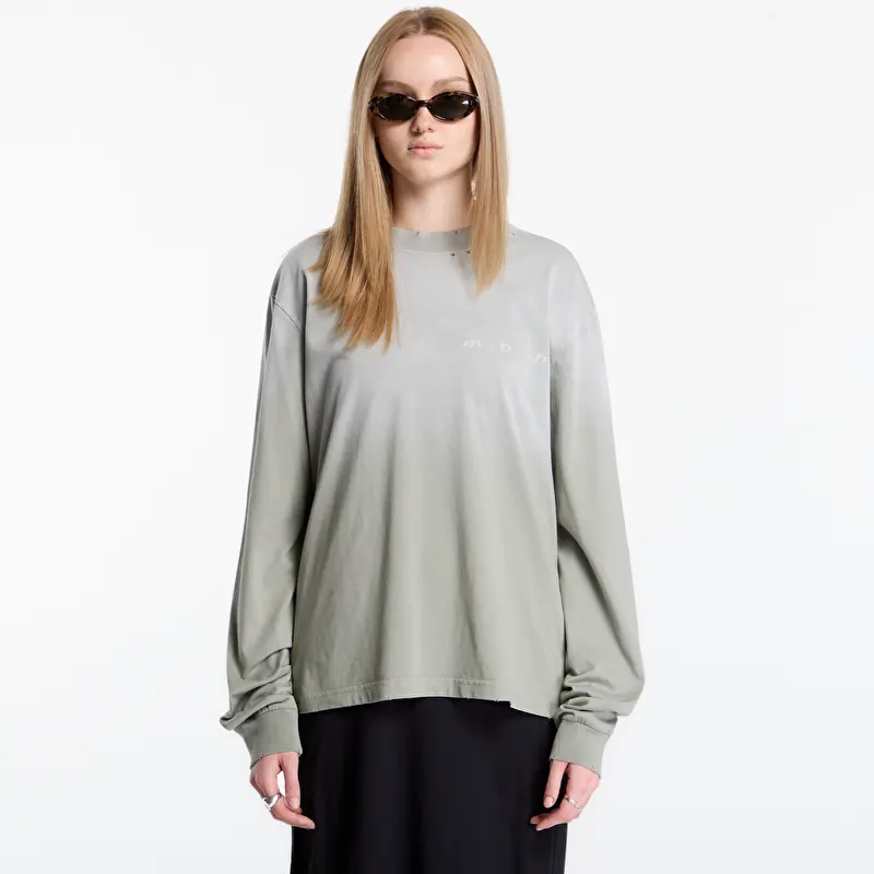 T-skjorte MISBHV 7:30 Pm Lakefront Longsleeve UNISEX Ash Green