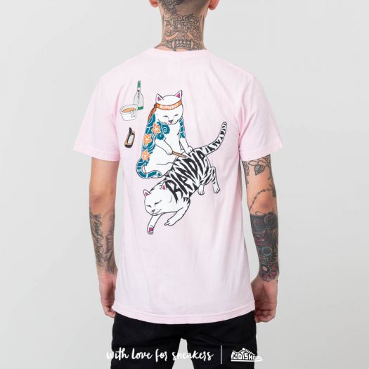 T-Shirts and shirts RIPNDIP Tattoo Nerm Tee Pink (RND2765) | Footshop