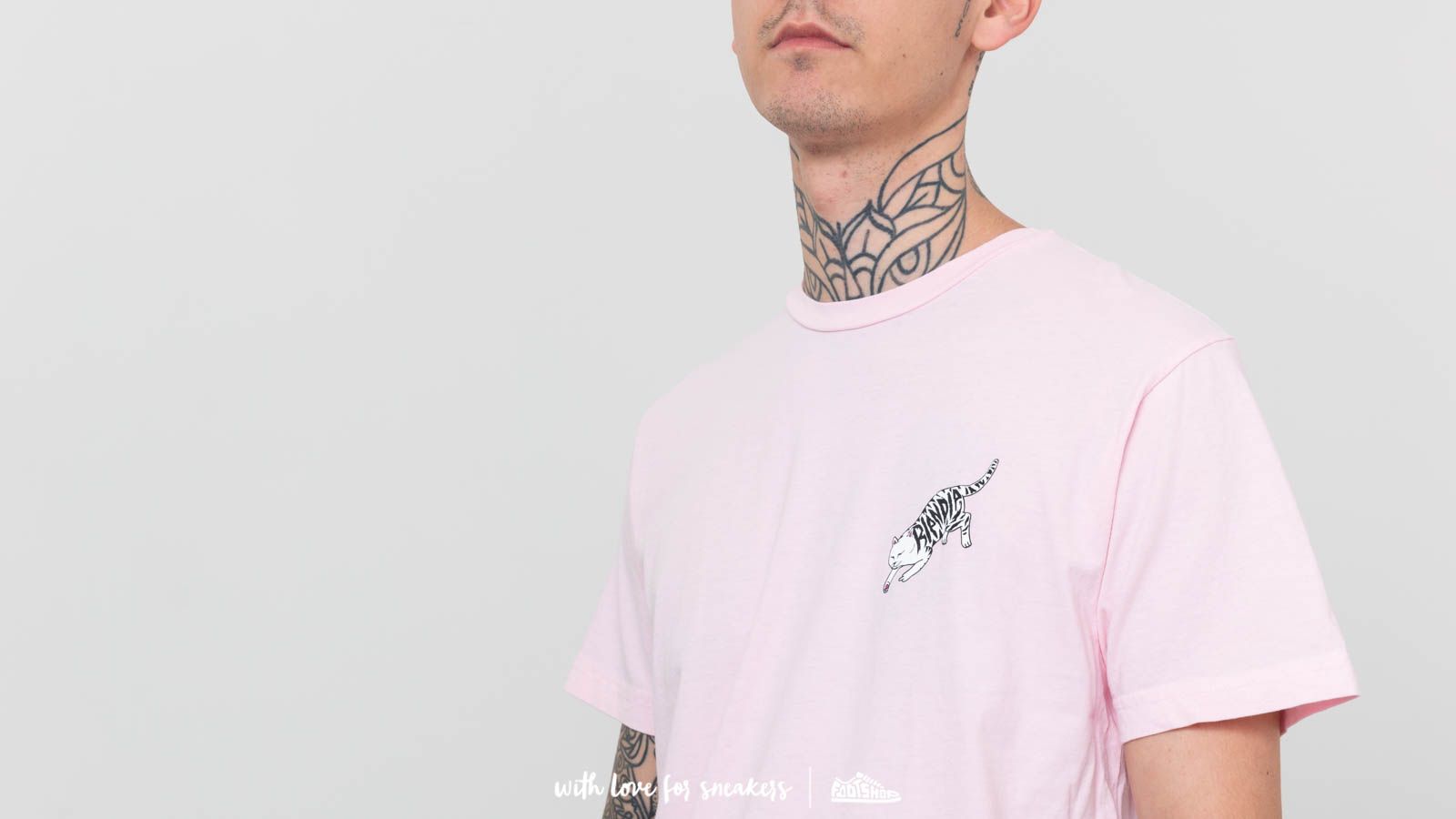 RIPNDIP Tシャツ S TATTOO NERM TEE 半袖　ピンク RIPNDIP Tattoo Nerm Tee Pink | Footshop