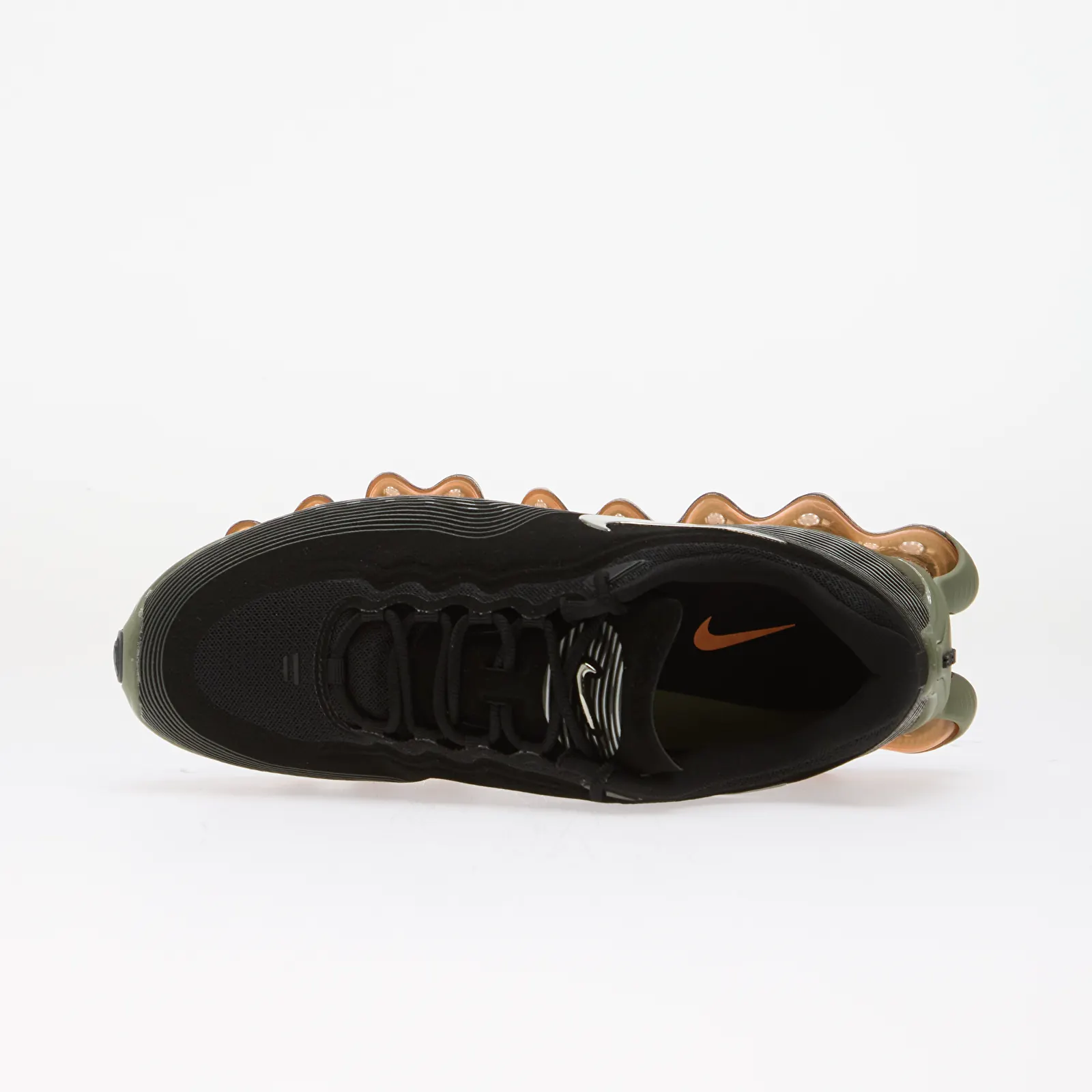 Чоловіче взуття Nike Air Liquid Max Black/ Metallic Silver-Light Army