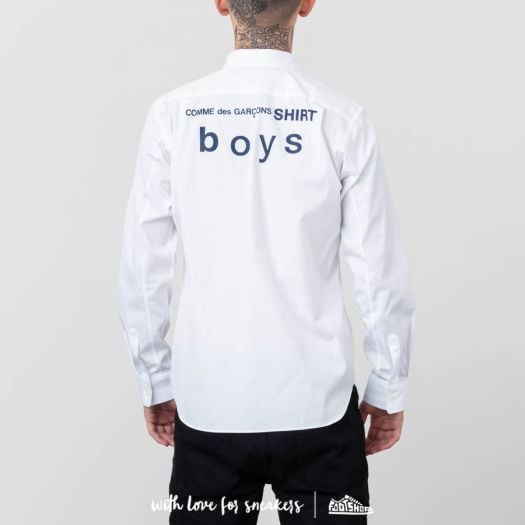 T Shirts and shirts Comme des Gar ons SHIRT BOYS White Footshop