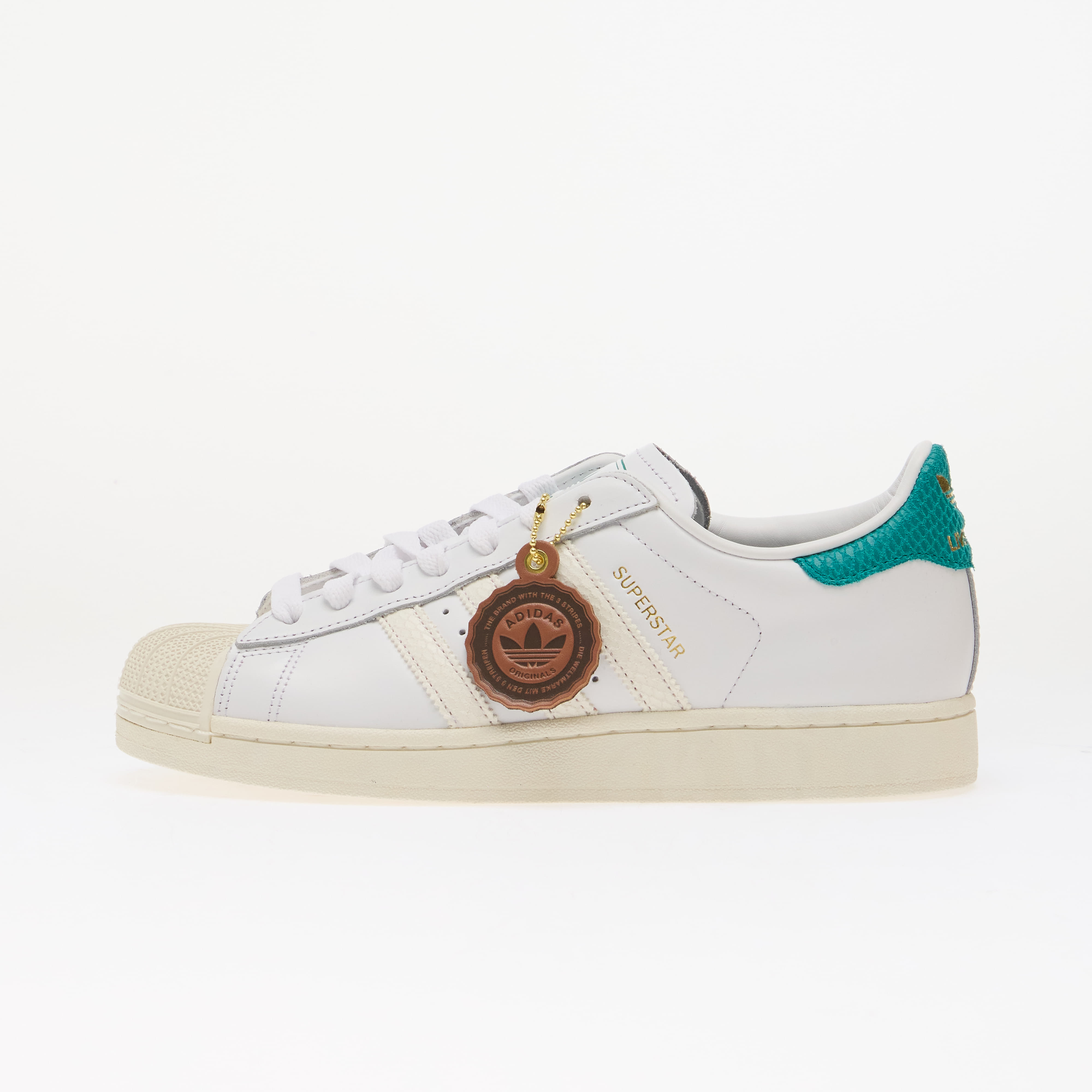 Shoes adidas Superstar II Ftwr White/ Equipment Green/ Off White 8.5