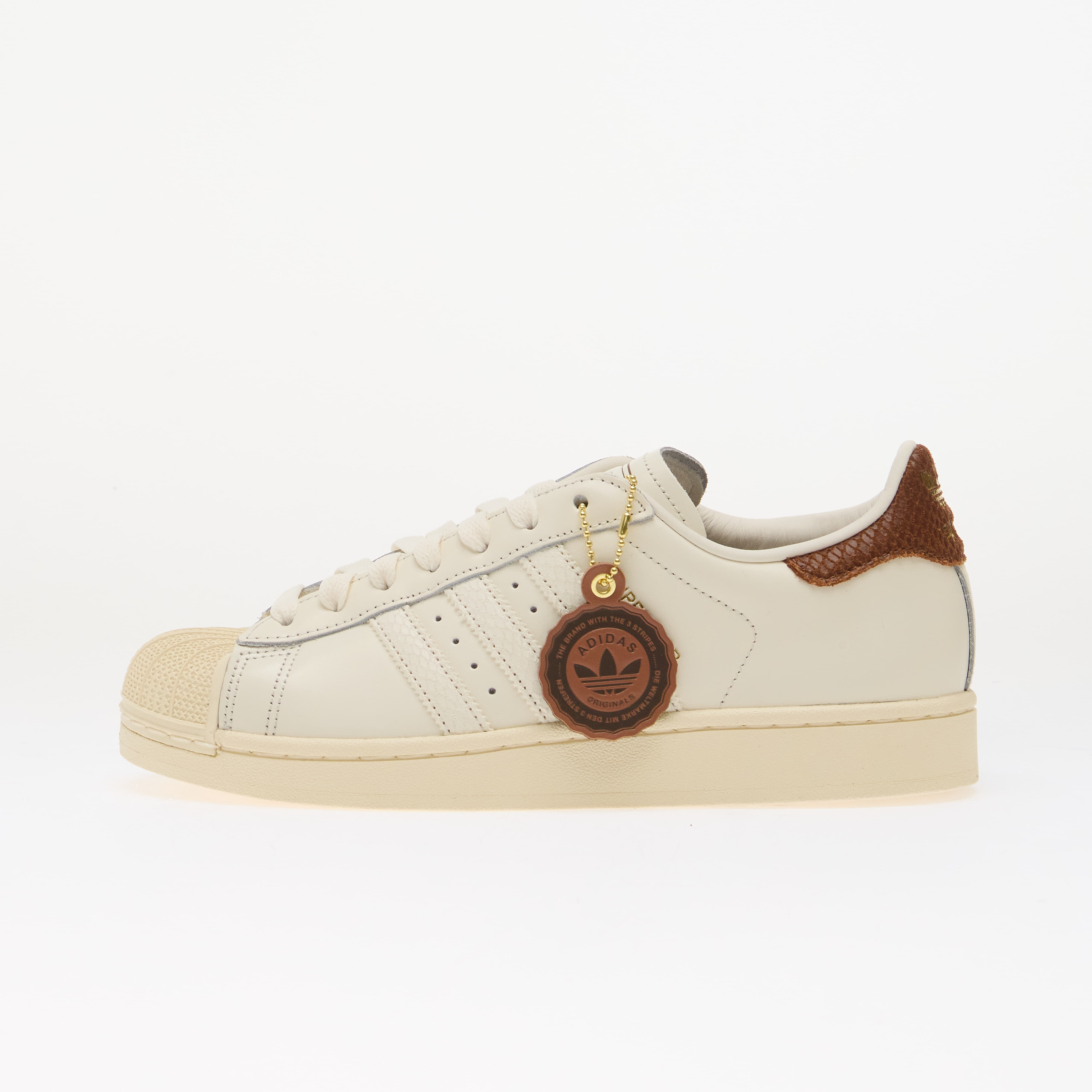 Shoes adidas Superstar II Core White/ Preloved Brown/ Cream White 6