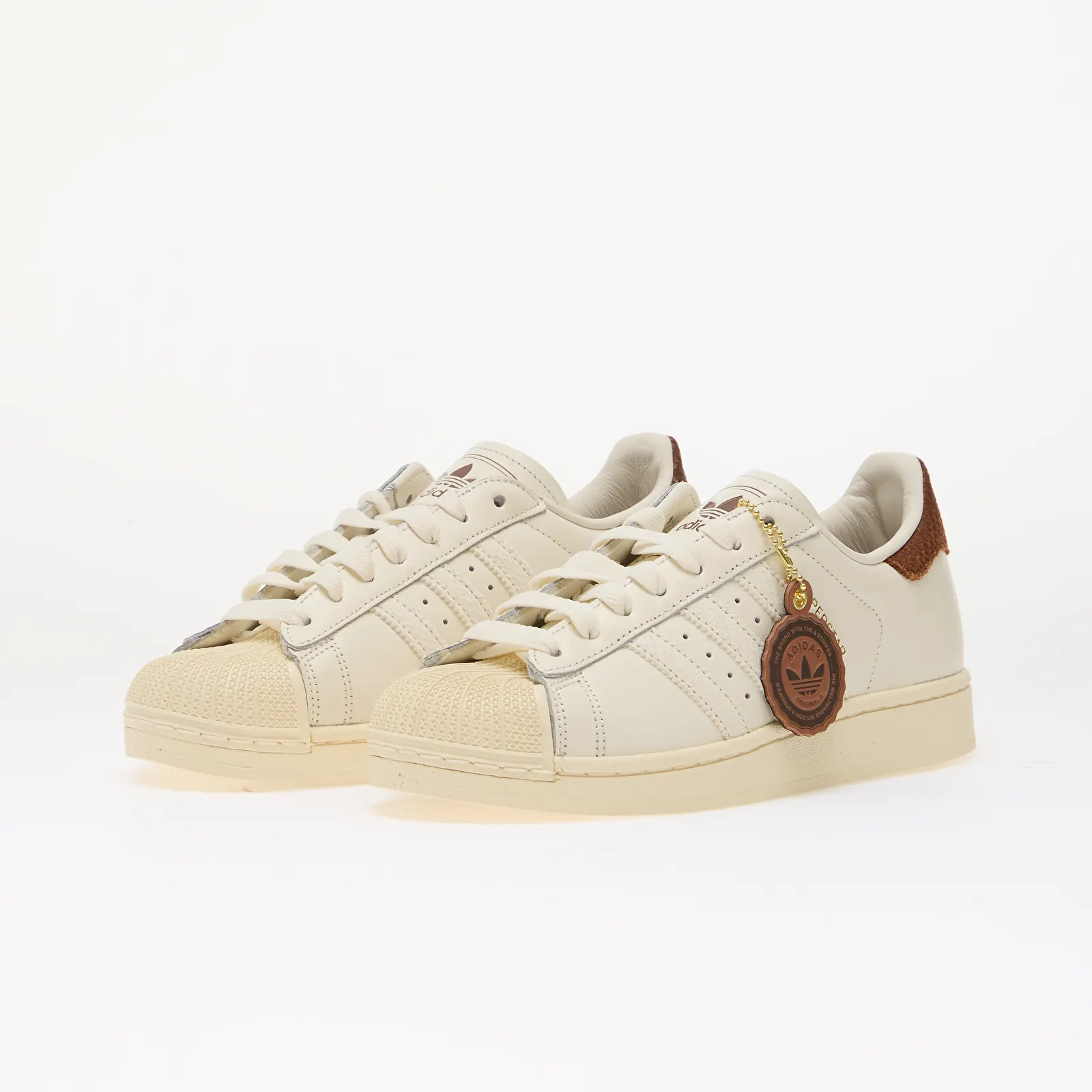 Men's shoes adidas Superstar II Core White/ Preloved Brown/ Cream White