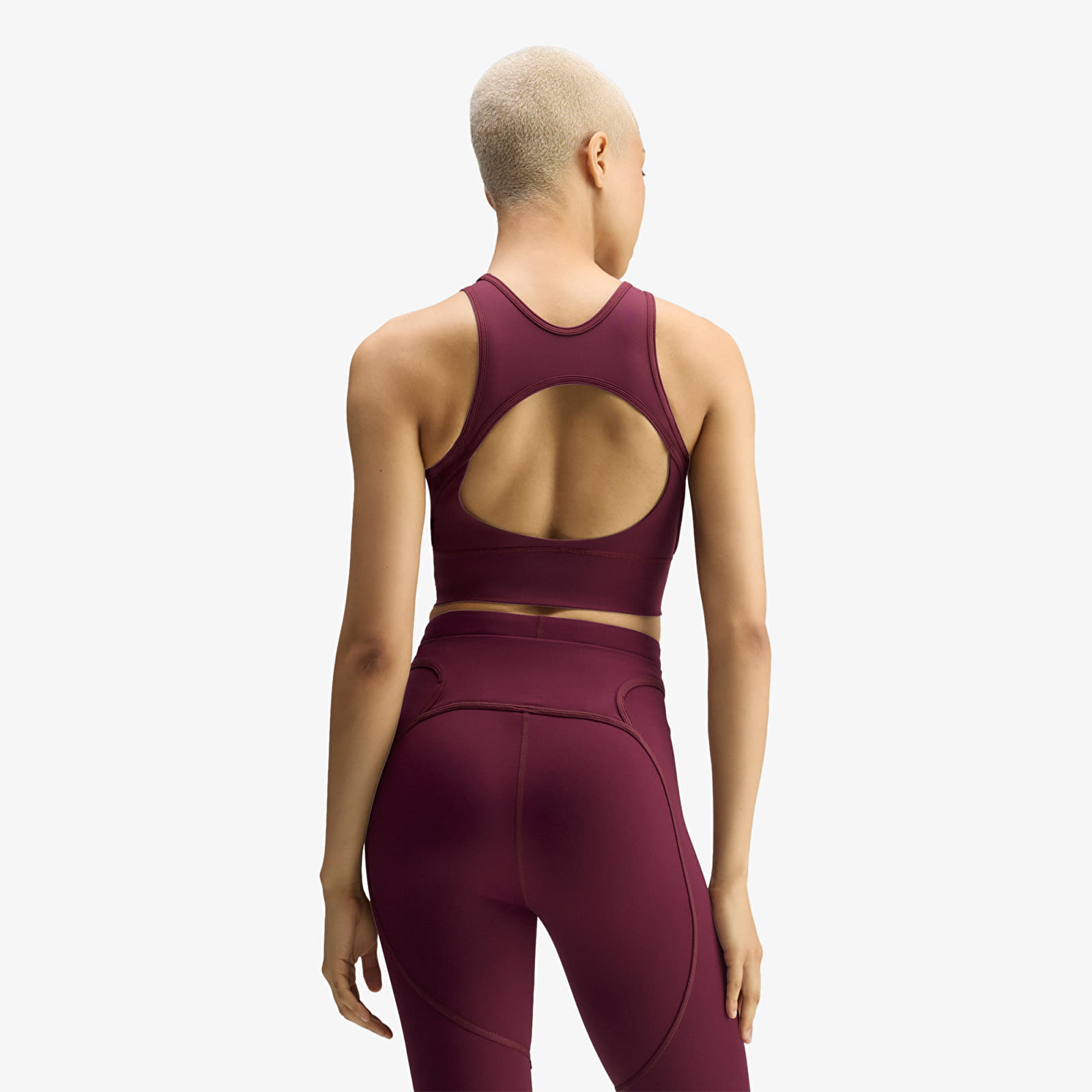 Rintaliivit adidas by Stella McCartney Training Crop Top Maroon