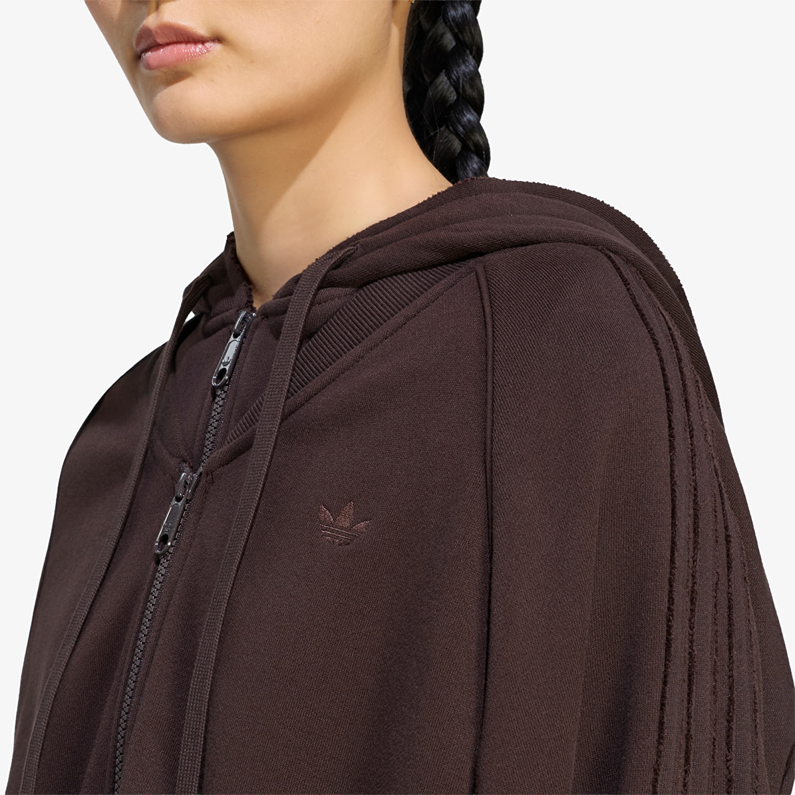 Hoodies and sweatshirts  adidas SST Double Front Hoody Aurora Coffee