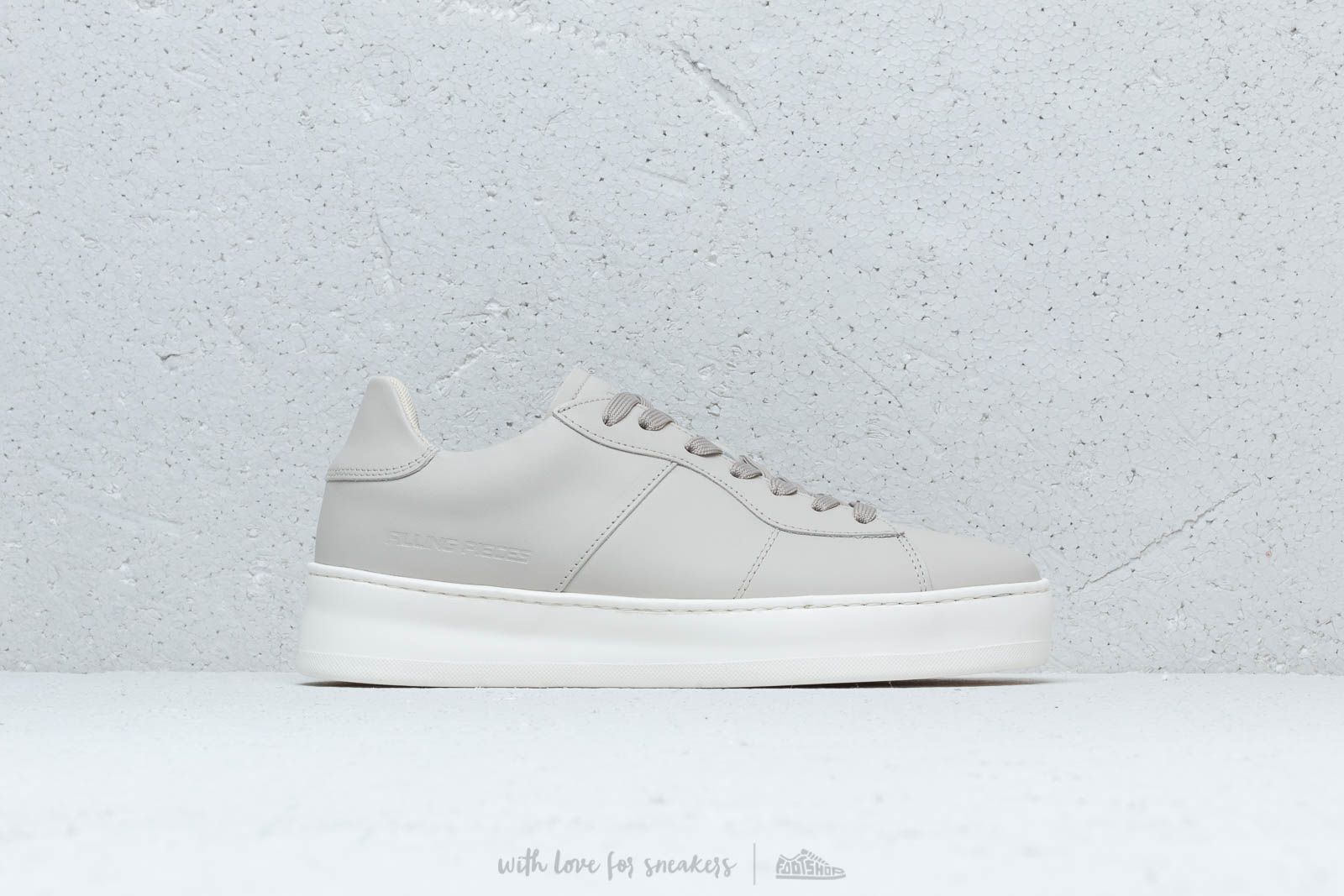 Men's shoes Filling Pieces Light Plain Court Off White