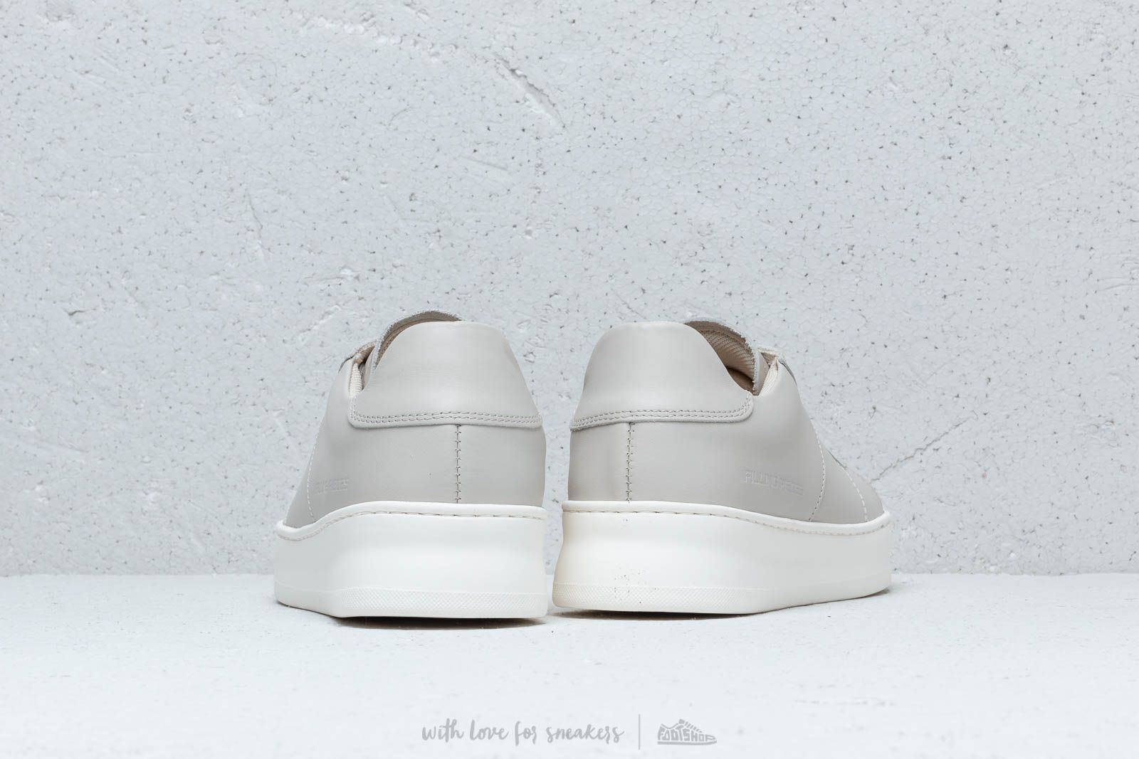 Men's shoes Filling Pieces Light Plain Court Off White