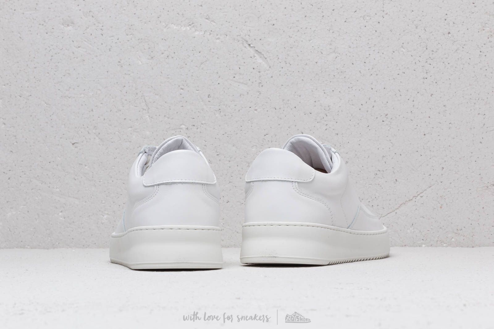 Мъжки кецове и обувки Filling Pieces Low Mondo Ripple Nardo Nappa White