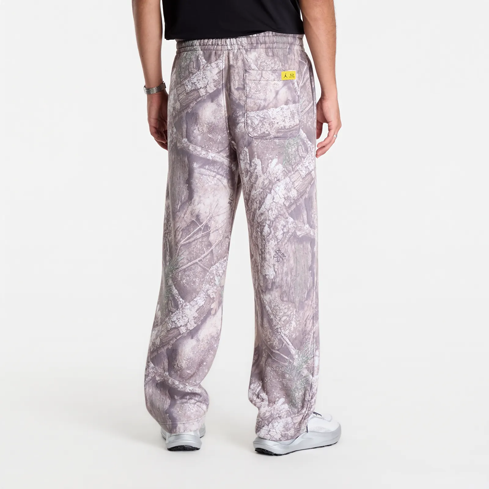 Treninguri Jordan Brooklyn Men's Realtree Open-Hem Pants White/ Bright Citron