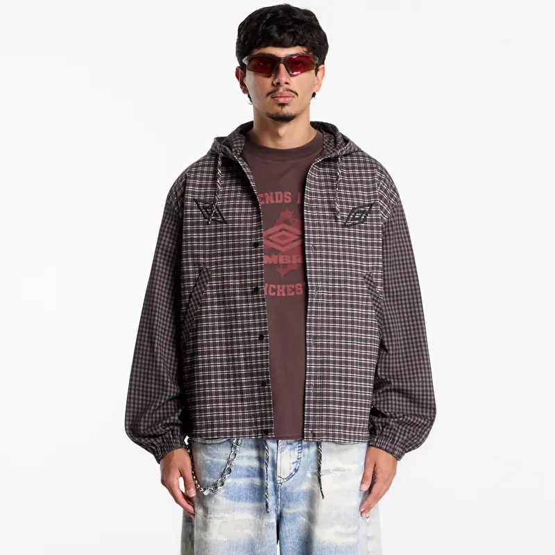 Куртка Umbro Double Plaid Jacket Dark Brown