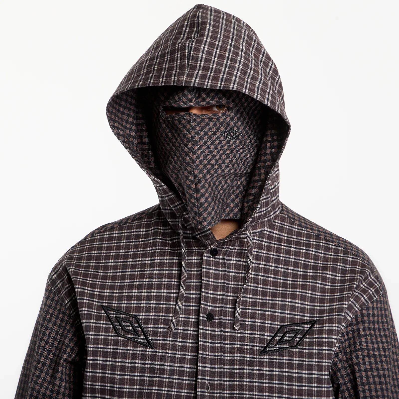 Куртки Umbro Double Plaid Jacket Dark Brown