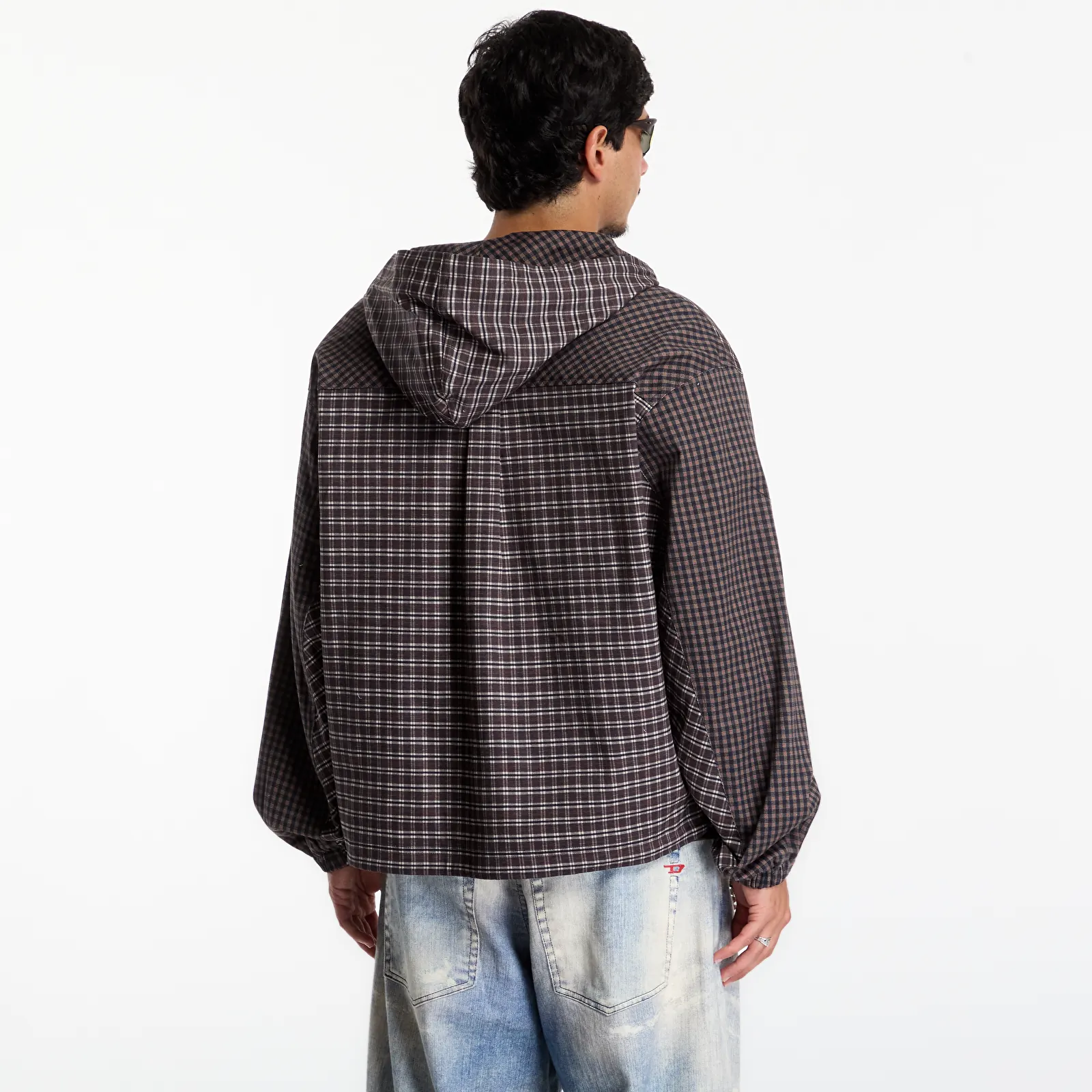 Куртки Umbro Double Plaid Jacket Dark Brown