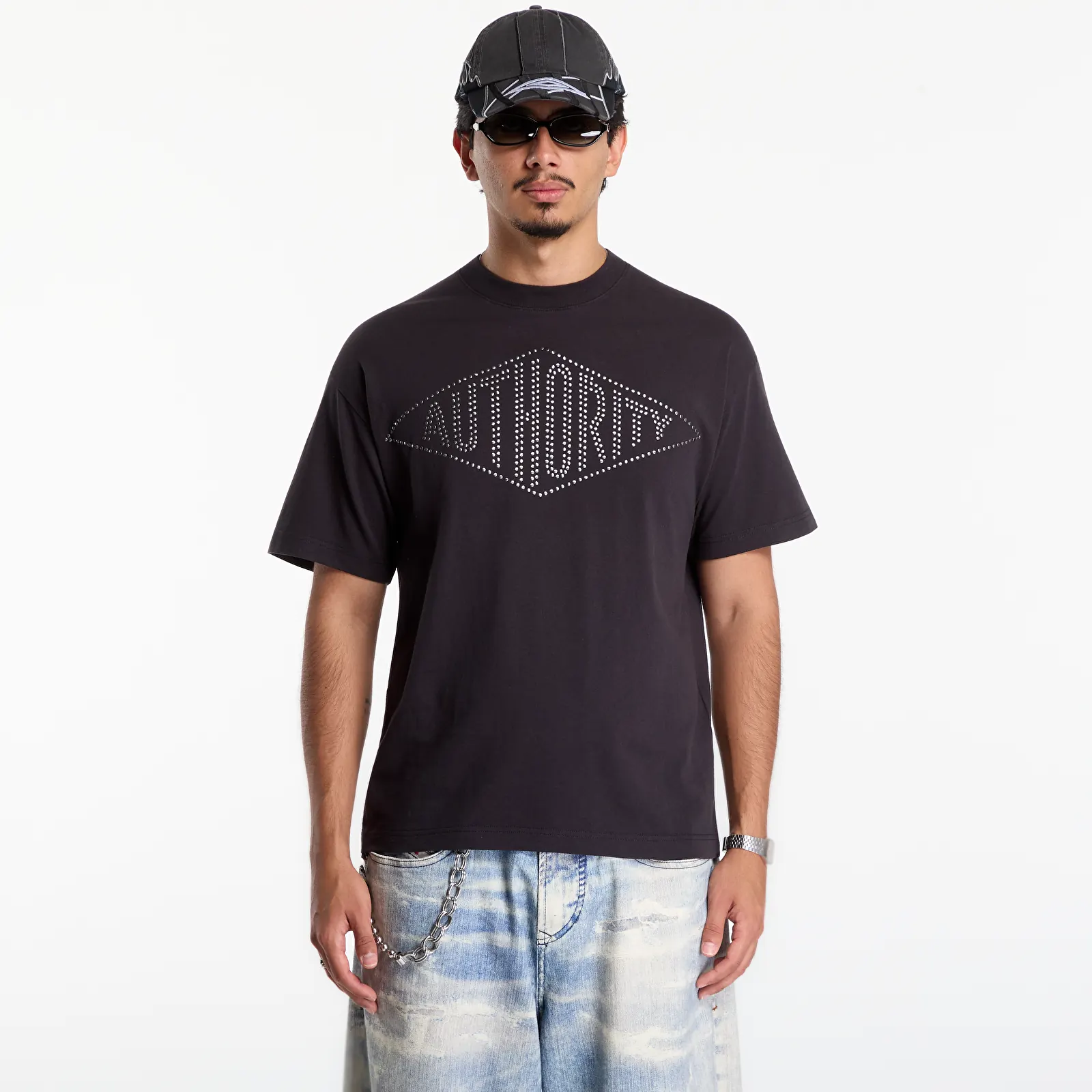 T-shirts Umbro Authority T Shirt Washed Black