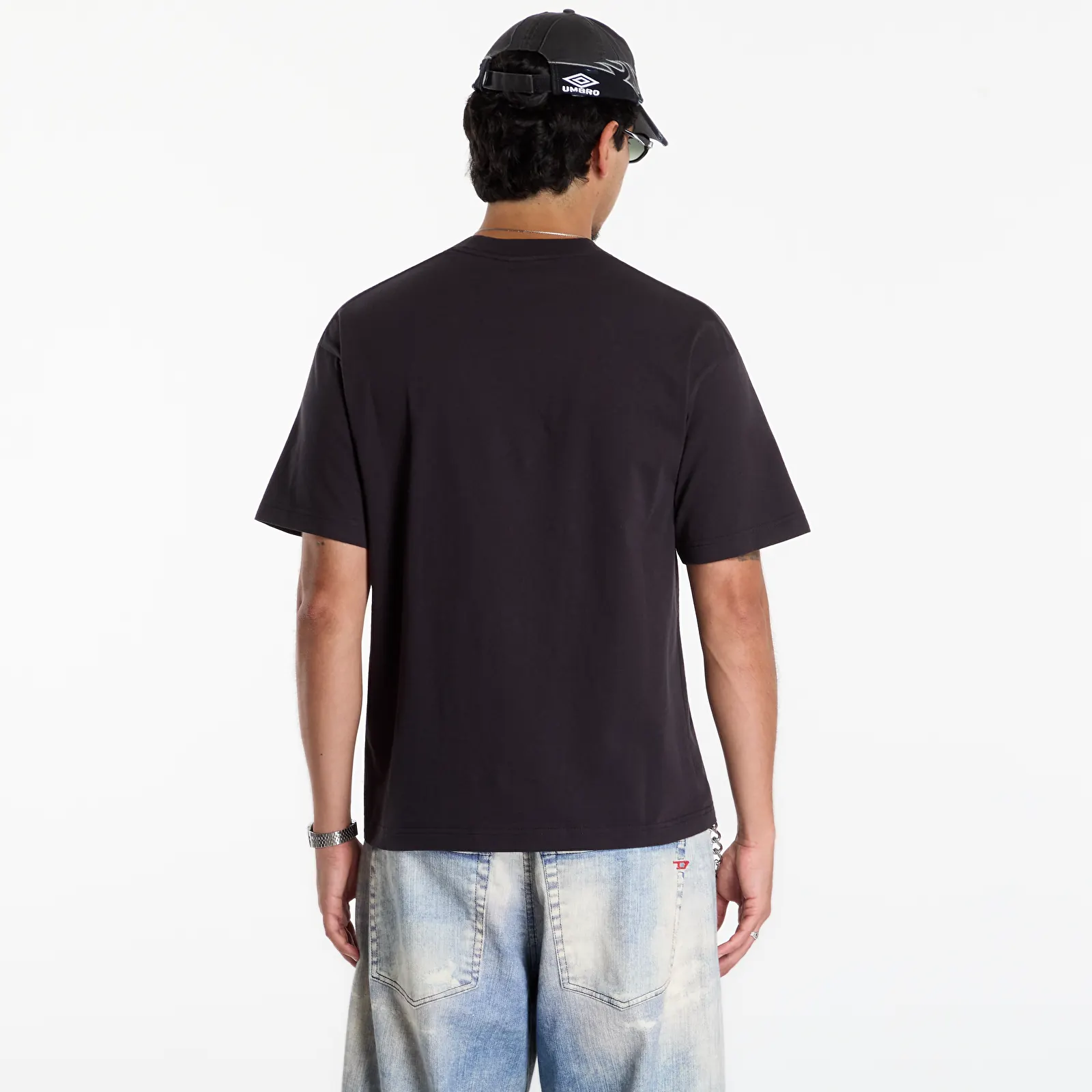 T-shirts Umbro Authority T Shirt Washed Black