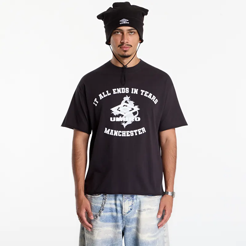 Umbro It All Ends In Tears T Shirt Washed Black