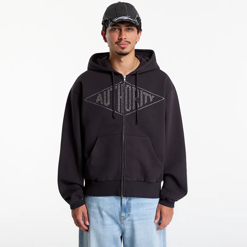 Sweatshirt Umbro Authority Zipped Hoodie Washed Black