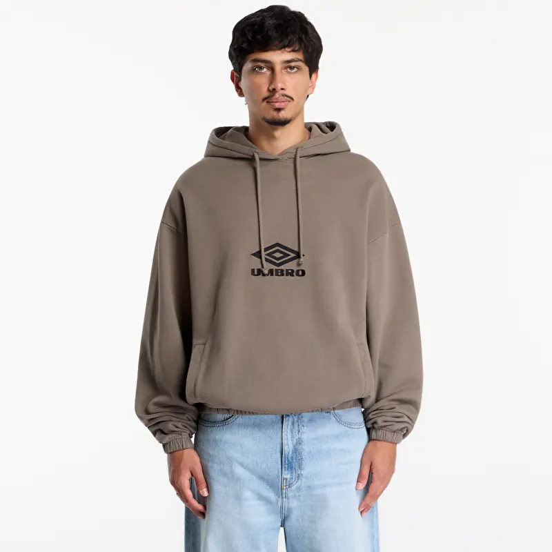 Толстовка Umbro Og Logo Mask Hoodie Dark Greige
