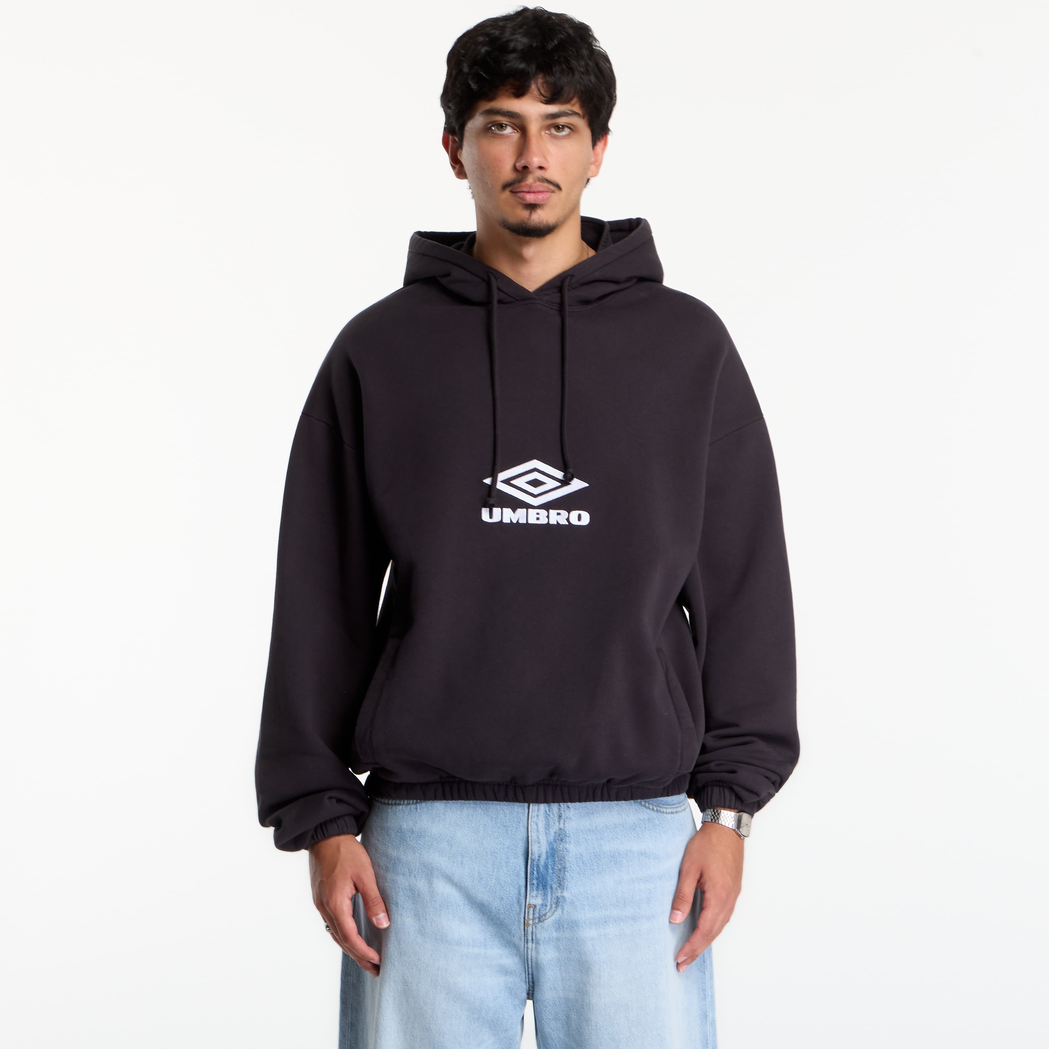 Суитшърт Umbro Og Logo Mask Hoodie Washed Black XL
