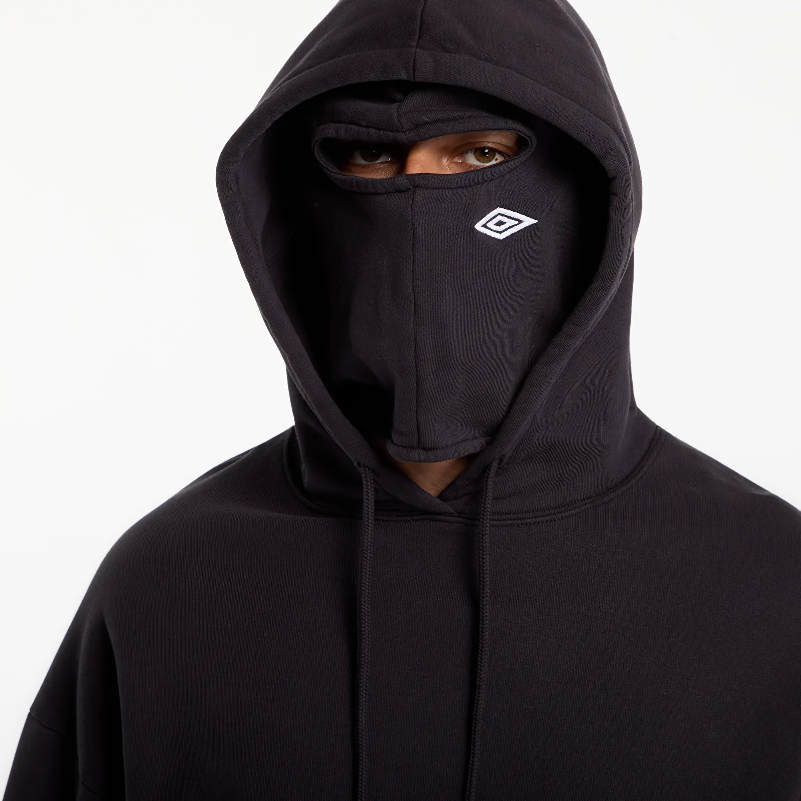 Hanorace Umbro Og Logo Mask Hoodie Washed Black