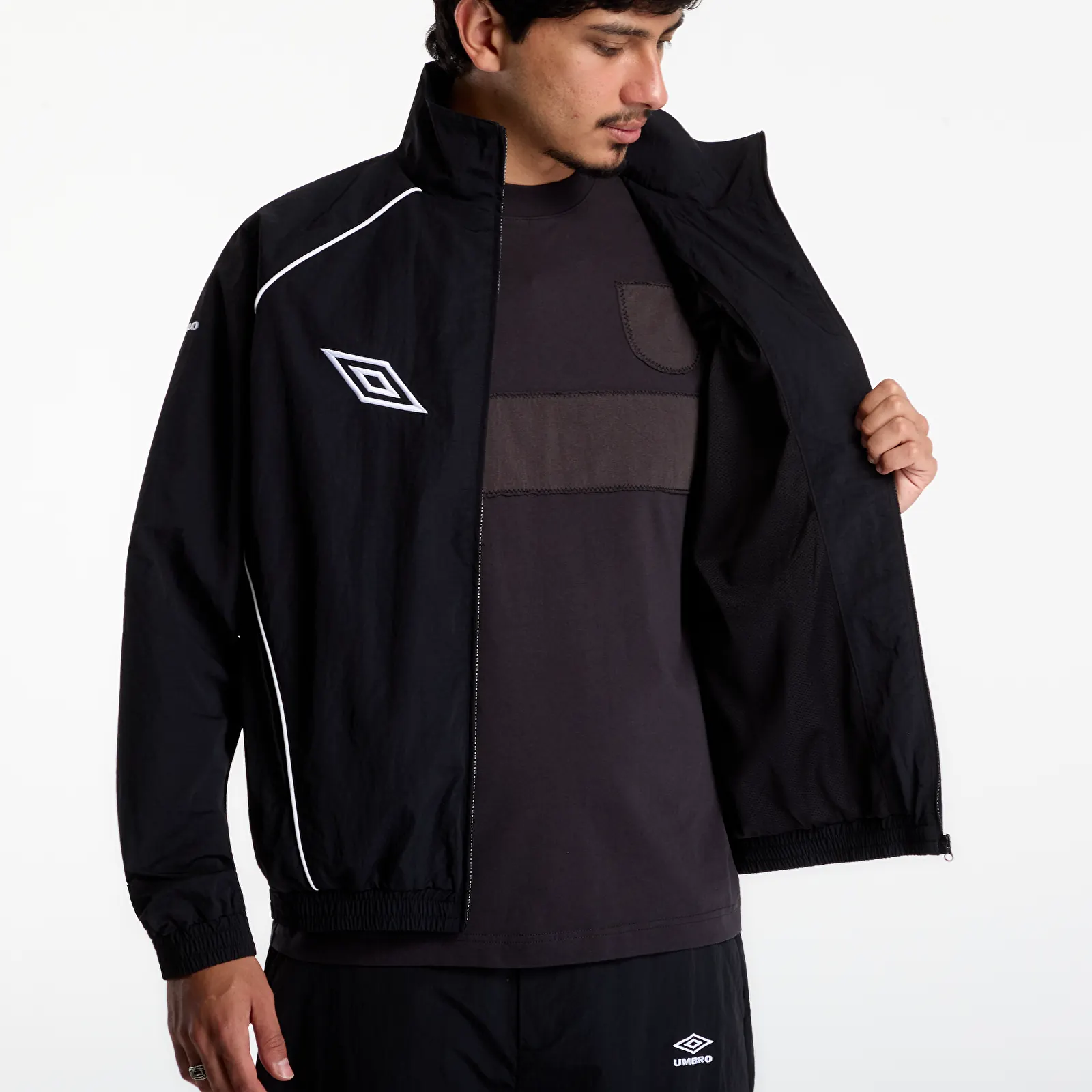 Bundy Umbro by SlamJam Eyes Tracksuit Carbon Black