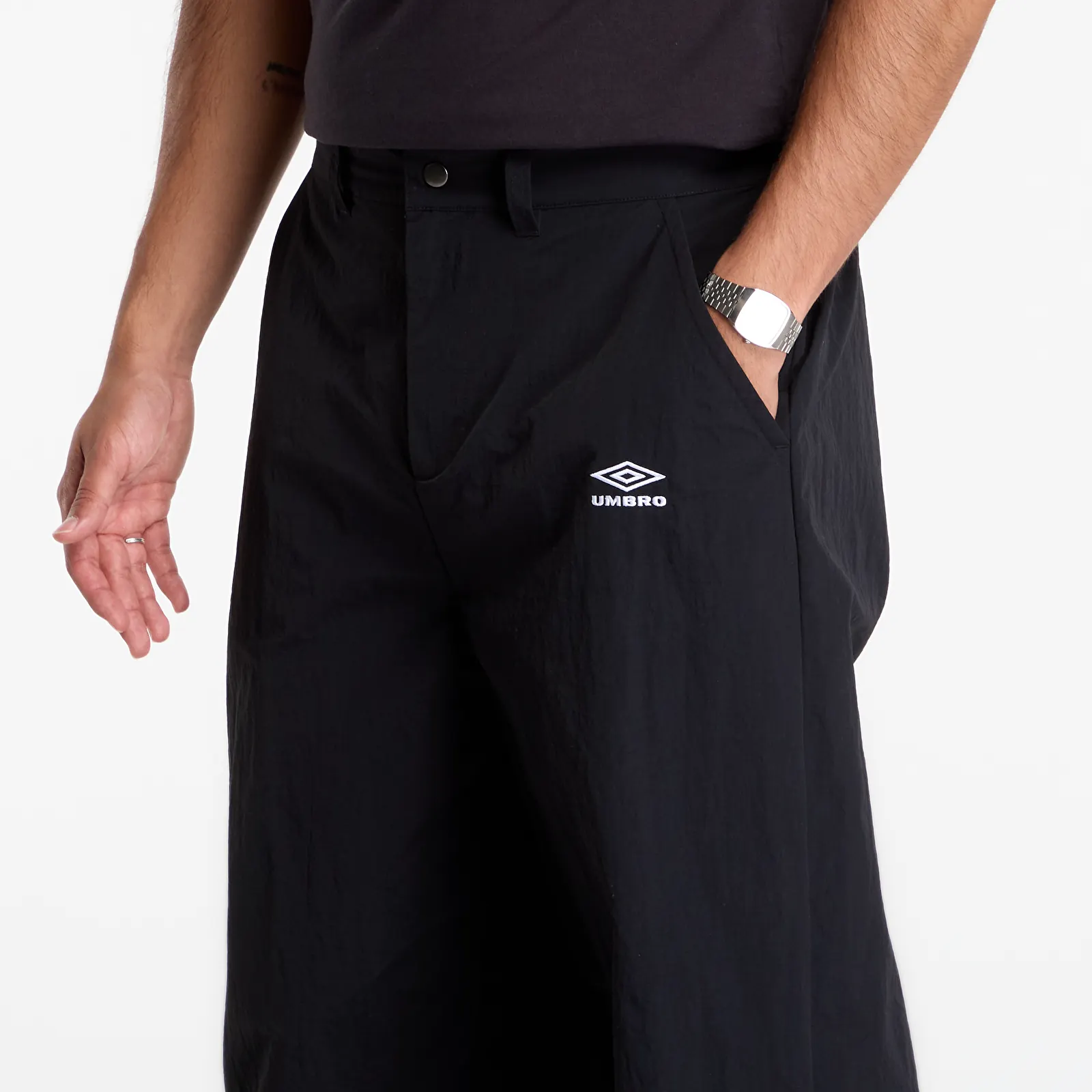 Bukser Umbro Antique Nylon Pants Carbon Black