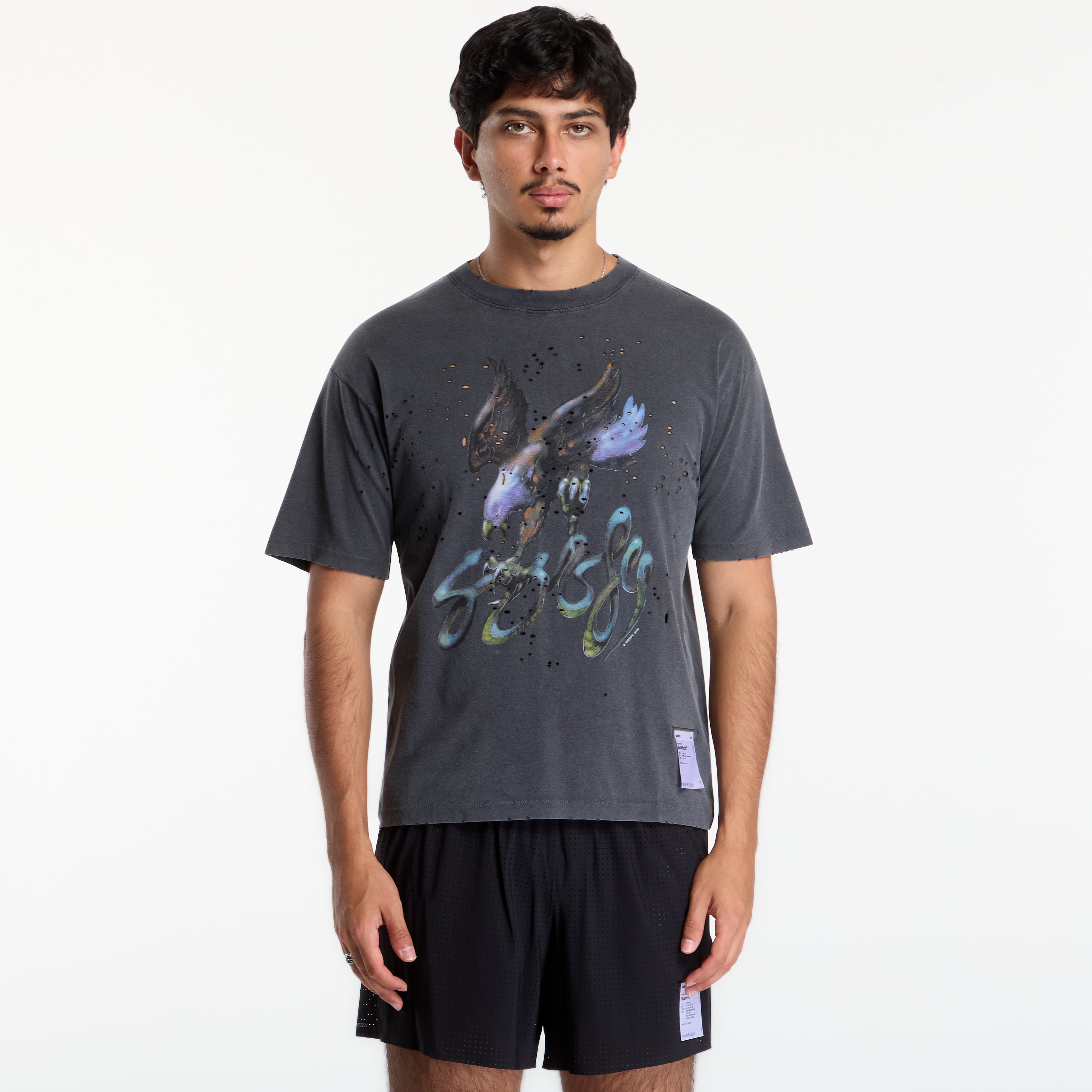 T-shirt Satisfy MothTech T-Shirt Aged Black Eagle XS