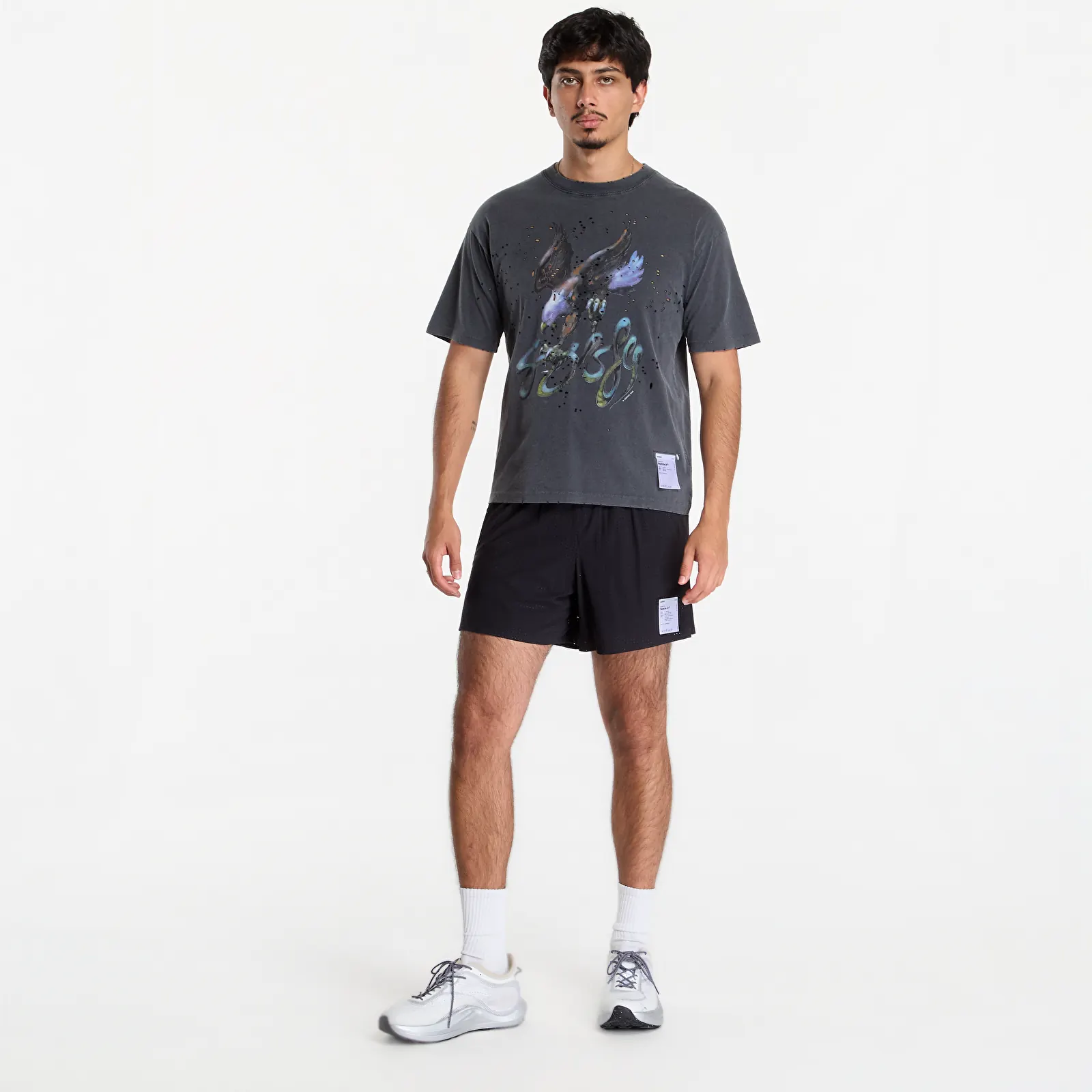 T-shirts Satisfy MothTech T-Shirt Aged Black Eagle