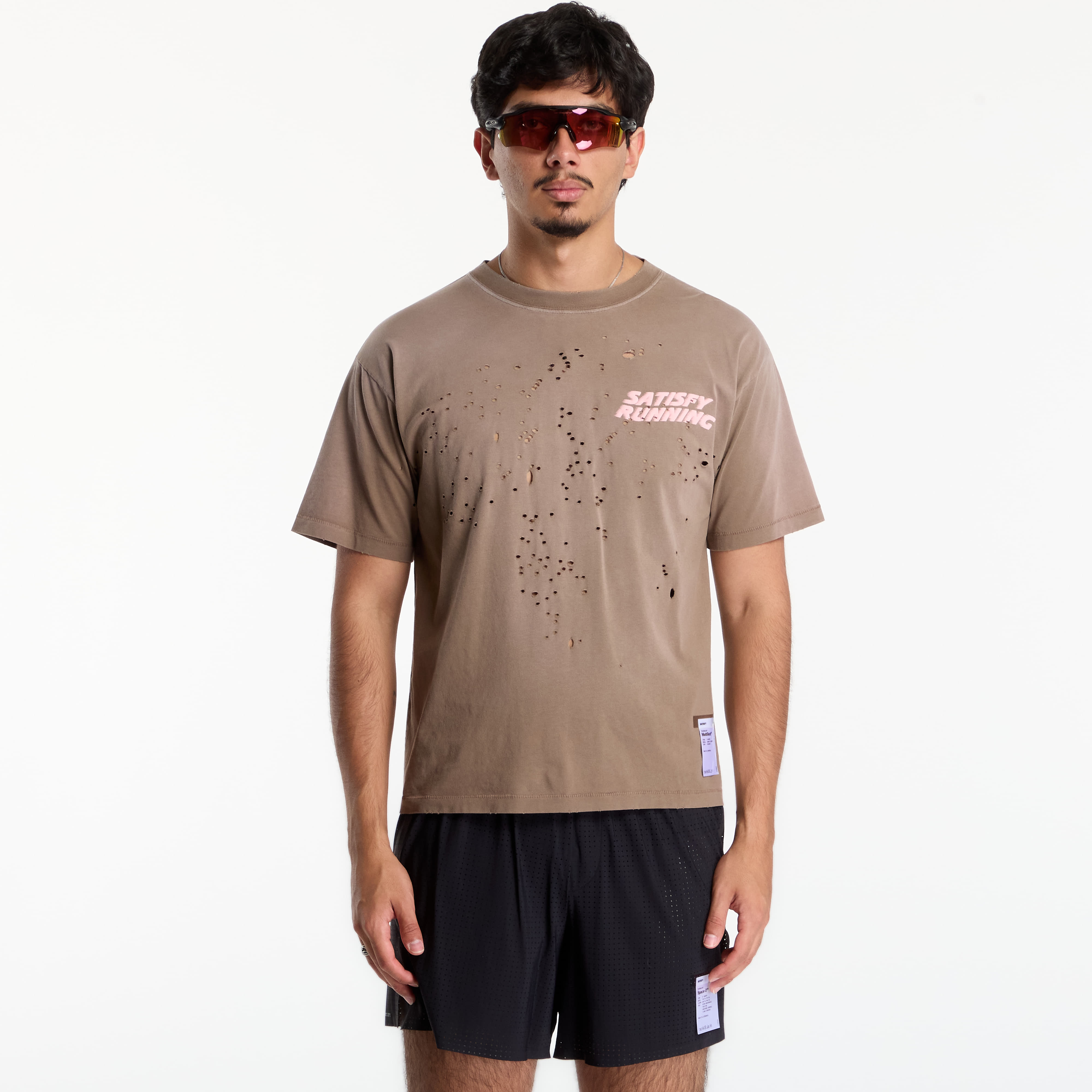 Tričko Satisfy MothTech T-Shirt Sun Bleached Rain Drum XL
