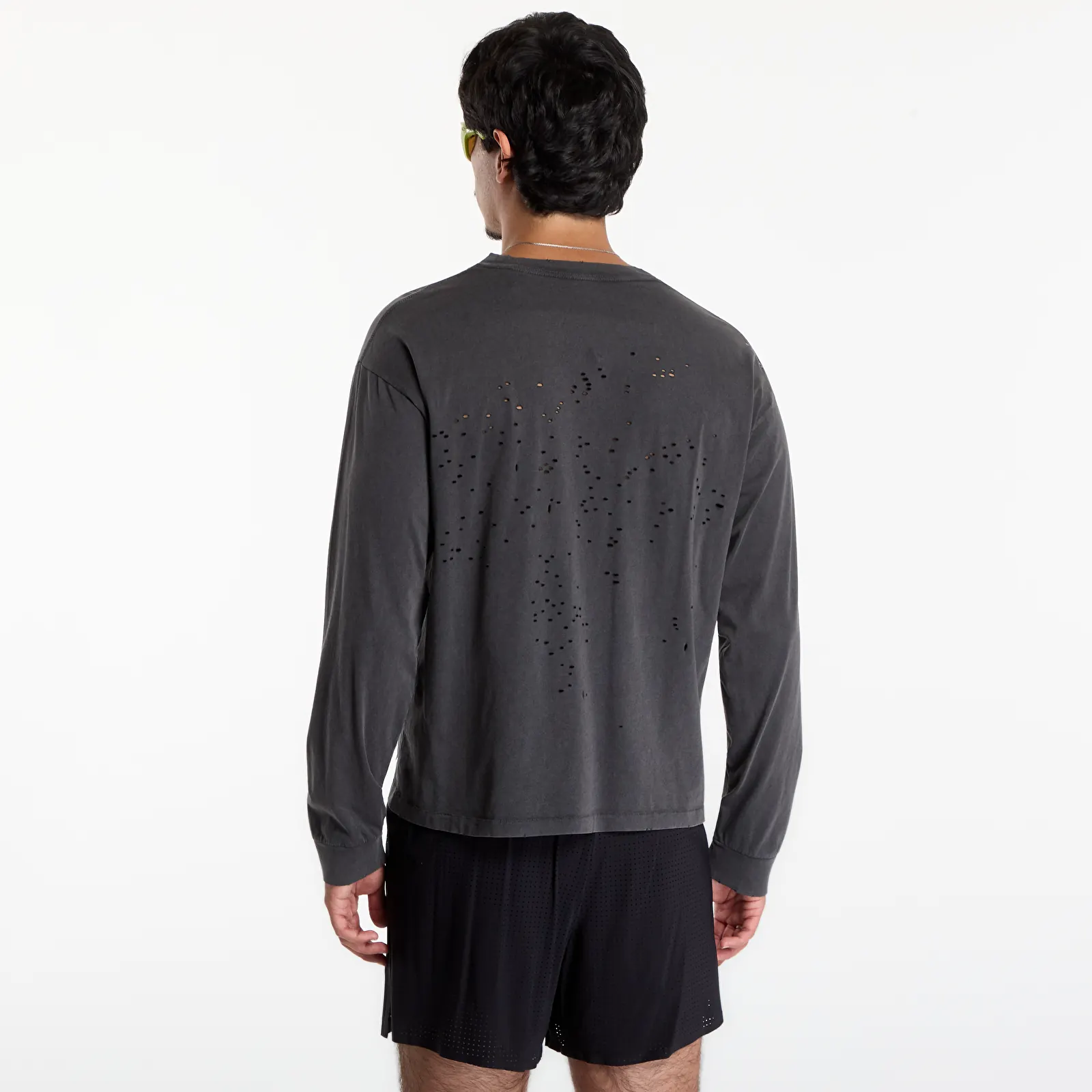 T-Shirts Satisfy MothTech Long Tee Aged Black