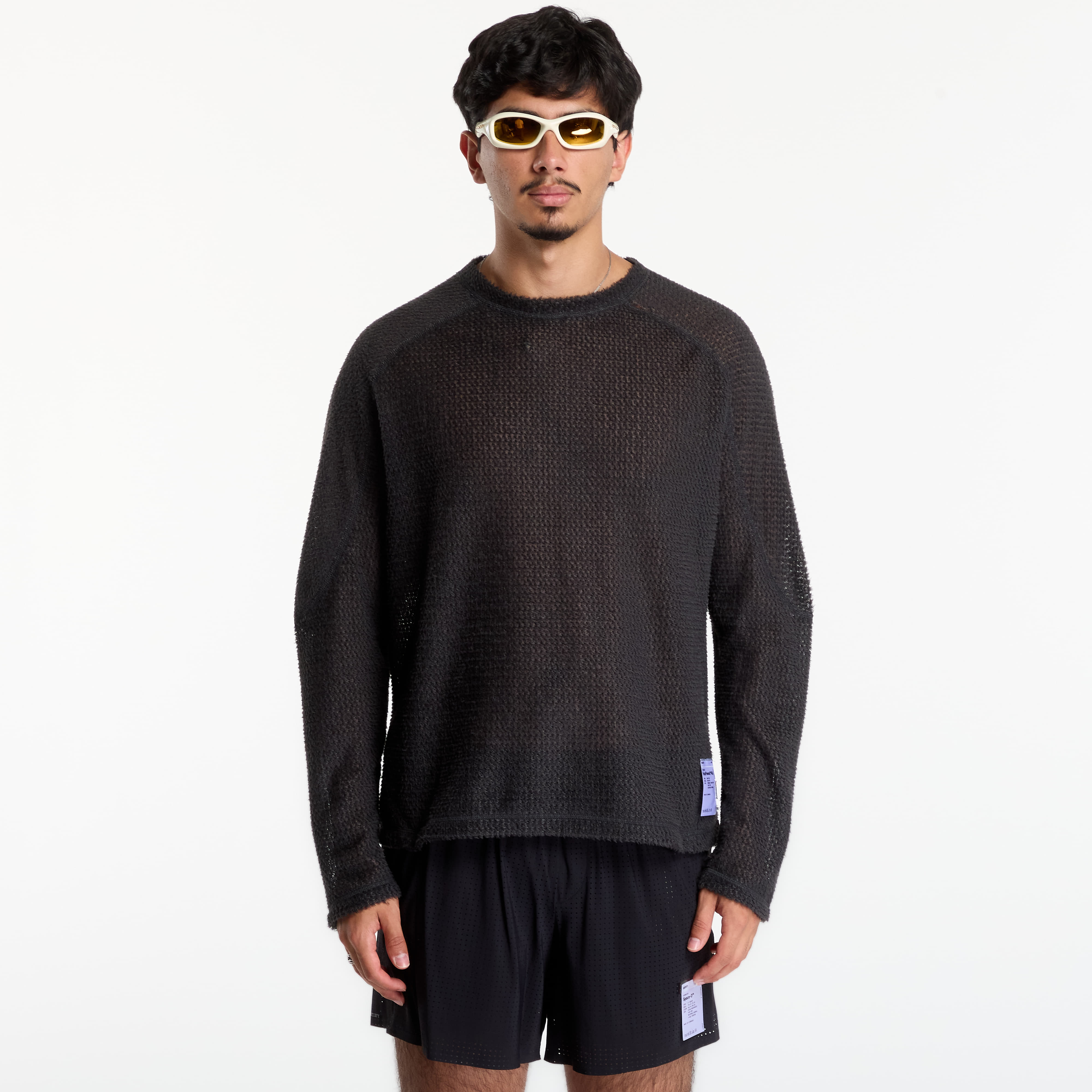 Mikina Satisfy FuzzFleece AD Long Tee UNISEX Phantom M
