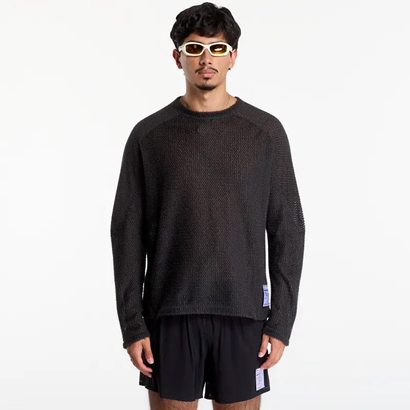 Sweatshirt Satisfy FuzzFleece AD Long Tee UNISEX Phantom