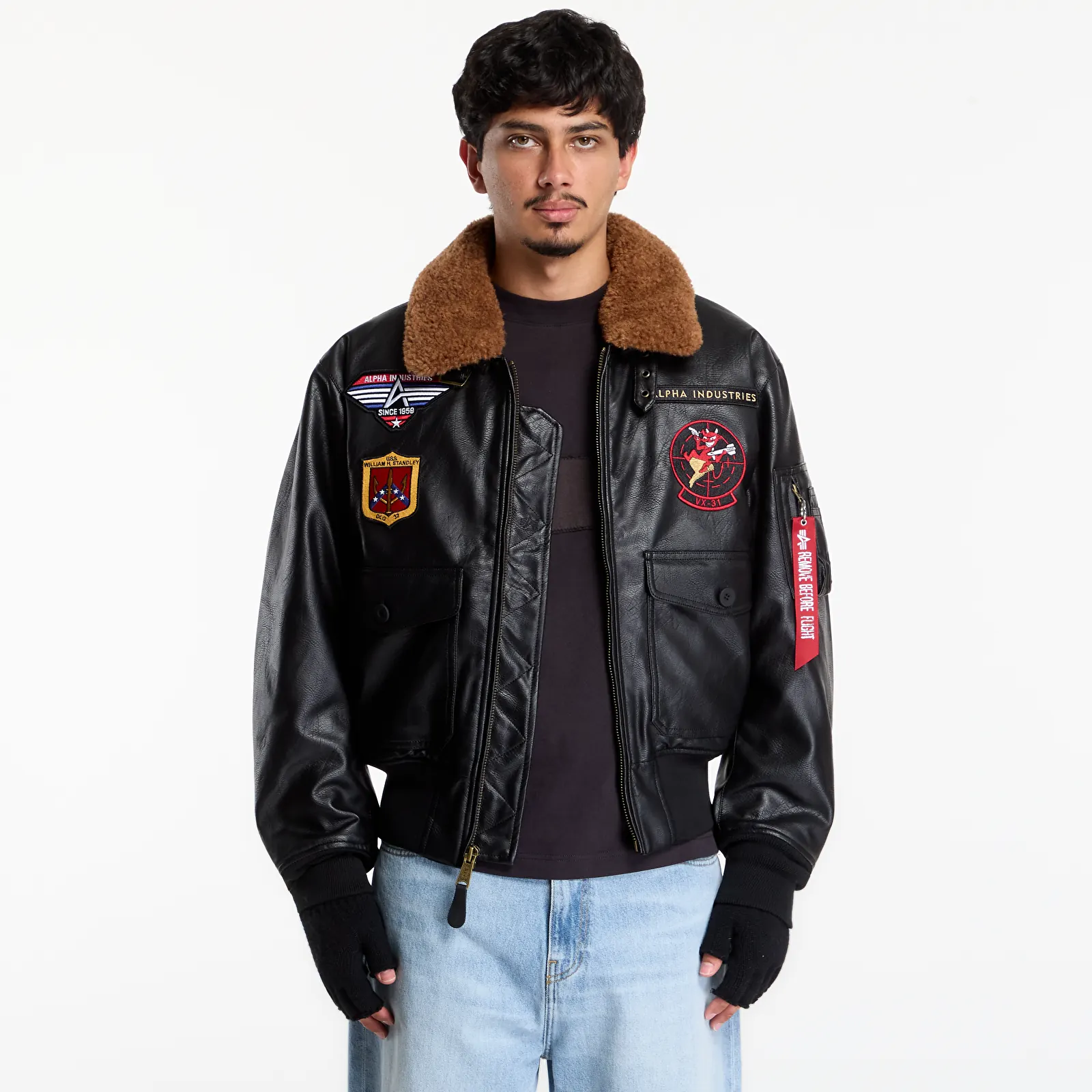 Ανδρικά σακάκια Alpha Industries G1 Devils Brigade FL Black