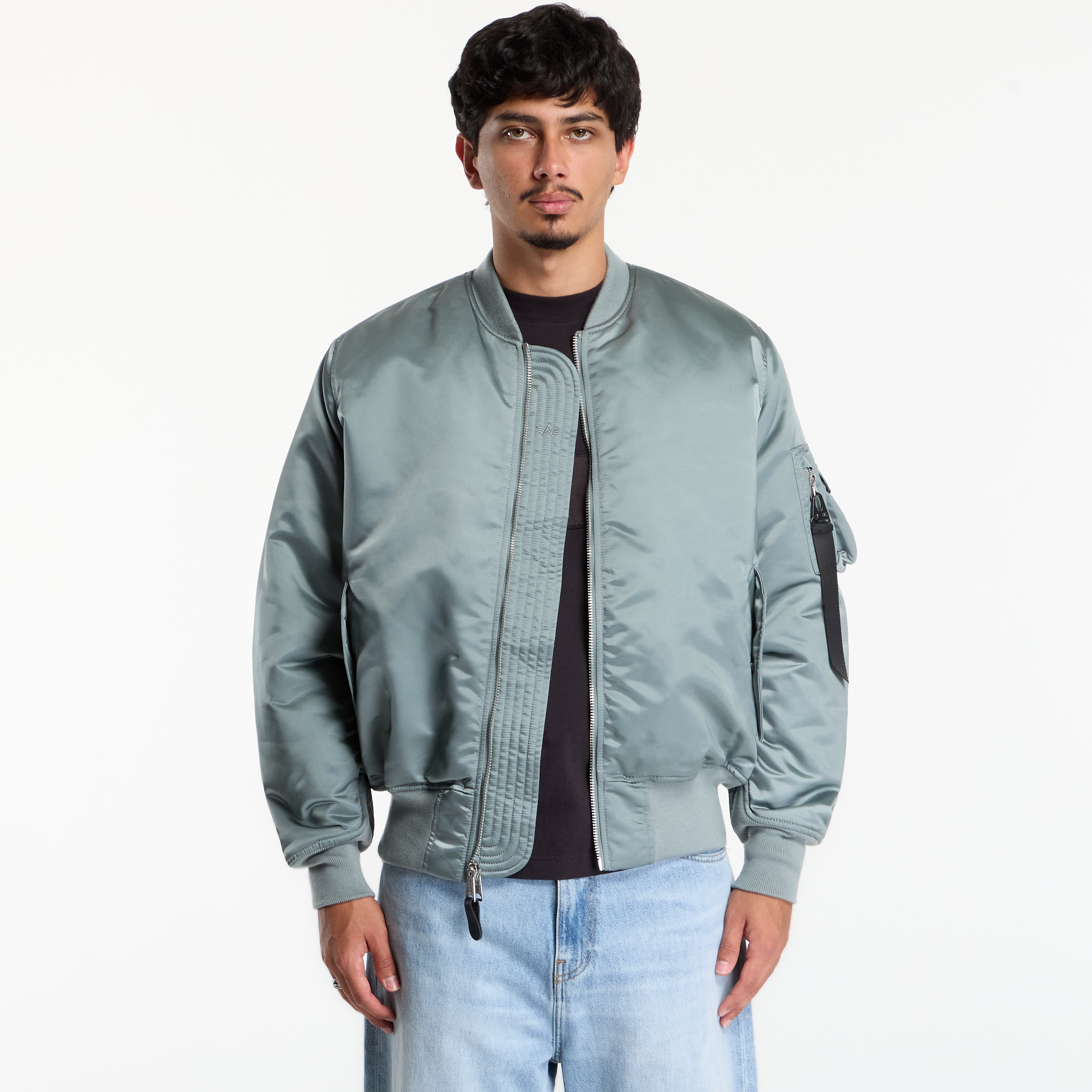 Bunda Alpha Industries MA-1 Base Flight Jacket UV Silverblue XL