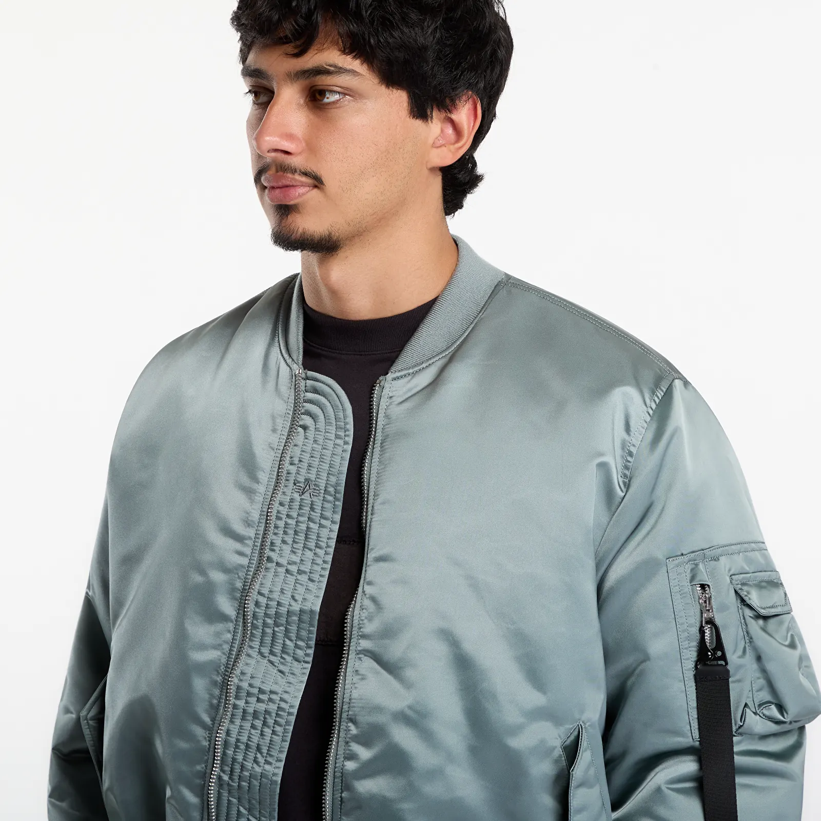 Geci Alpha Industries MA-1 Base Flight Jacket UV Silverblue
