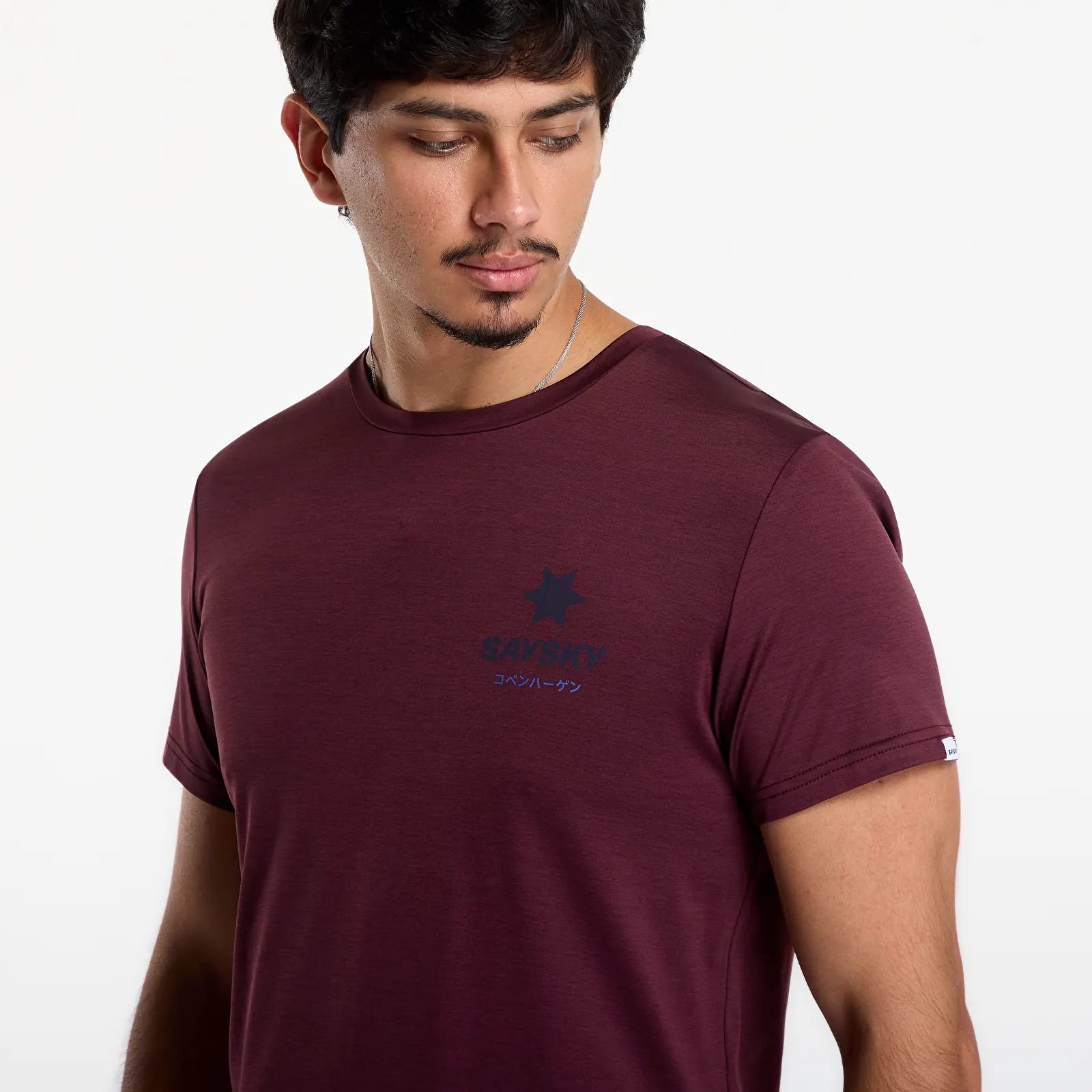 T-shirts  SAYSKY Statement Pace T-Shirt Burgundy